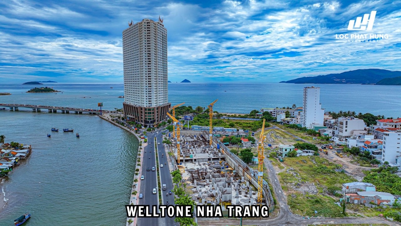 Tiến độ xây dựng Welltone Nha Trang tháng 10.2023