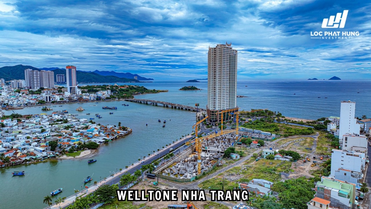 Tiến độ xây dựng Welltone Nha Trang tháng 10.2023