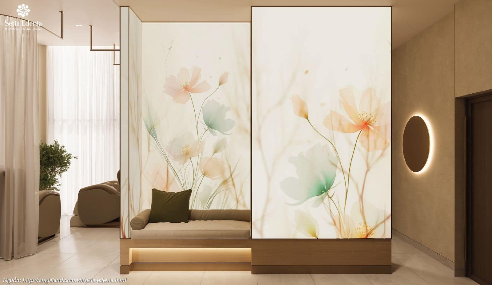 Khu thư giãn / Ghế massage - Tiện ích Spa cao cấp tại dự án Setia Edenia Lái Thiêu