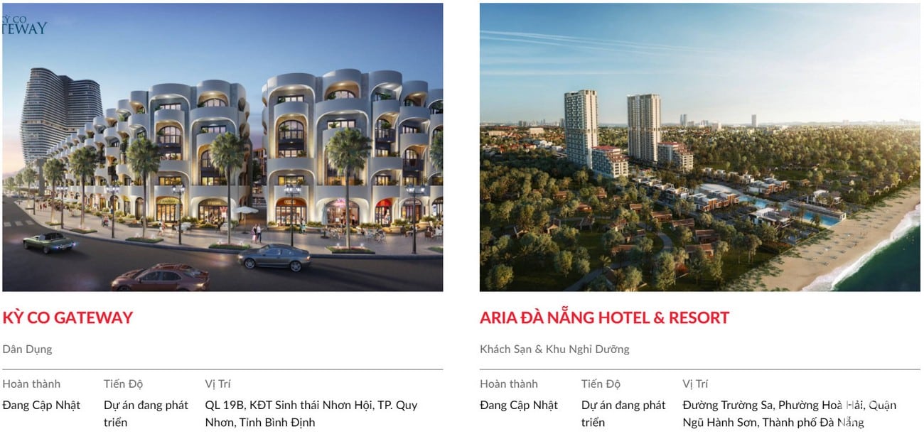 Một số dự án nổi bật của Danh Khôi Group - chủ đầu tư dự án The Welltone Nha Trang