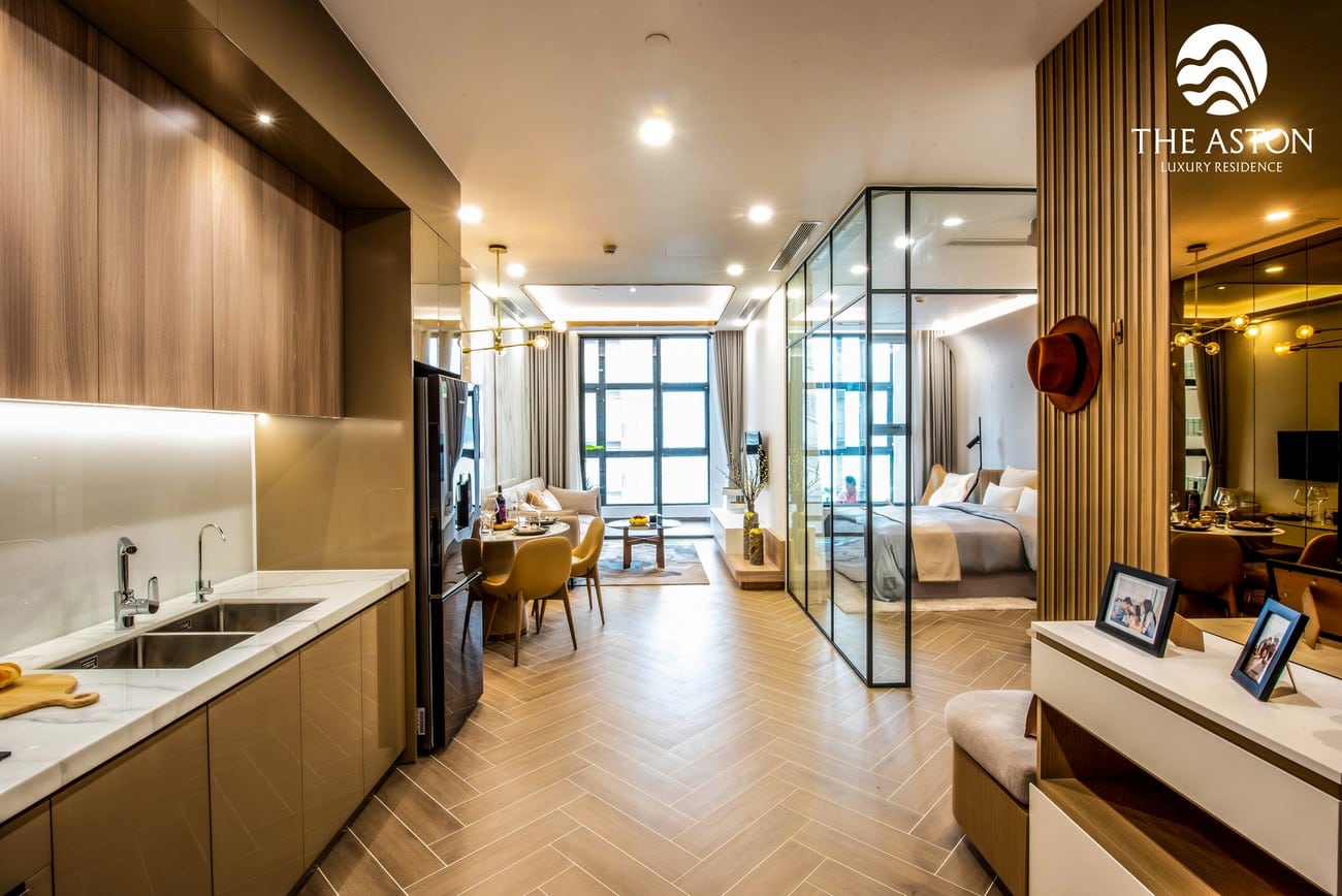 Nhà mẫu dự án căn hộ chung cư The Aston Nha Trang Đường Xóm Cồn chủ đầu tư DKRH