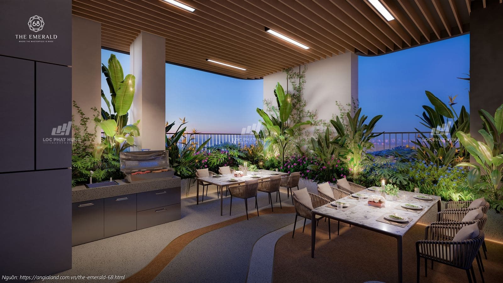 Tiện ích dự án căn hộ chung cư The Emerald Boulevard