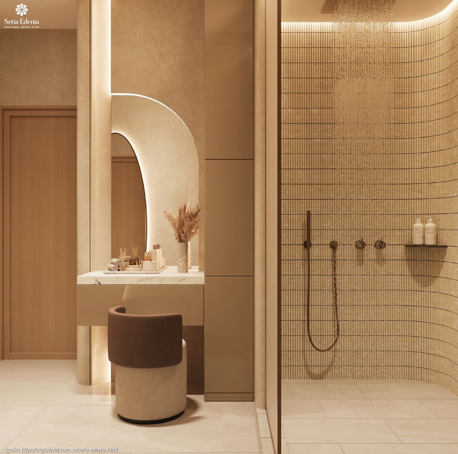 Phòng tắm/thay đồ - Tiện ích khu Spa/Gym tại dự án Setia Edenia Lái Thiêu