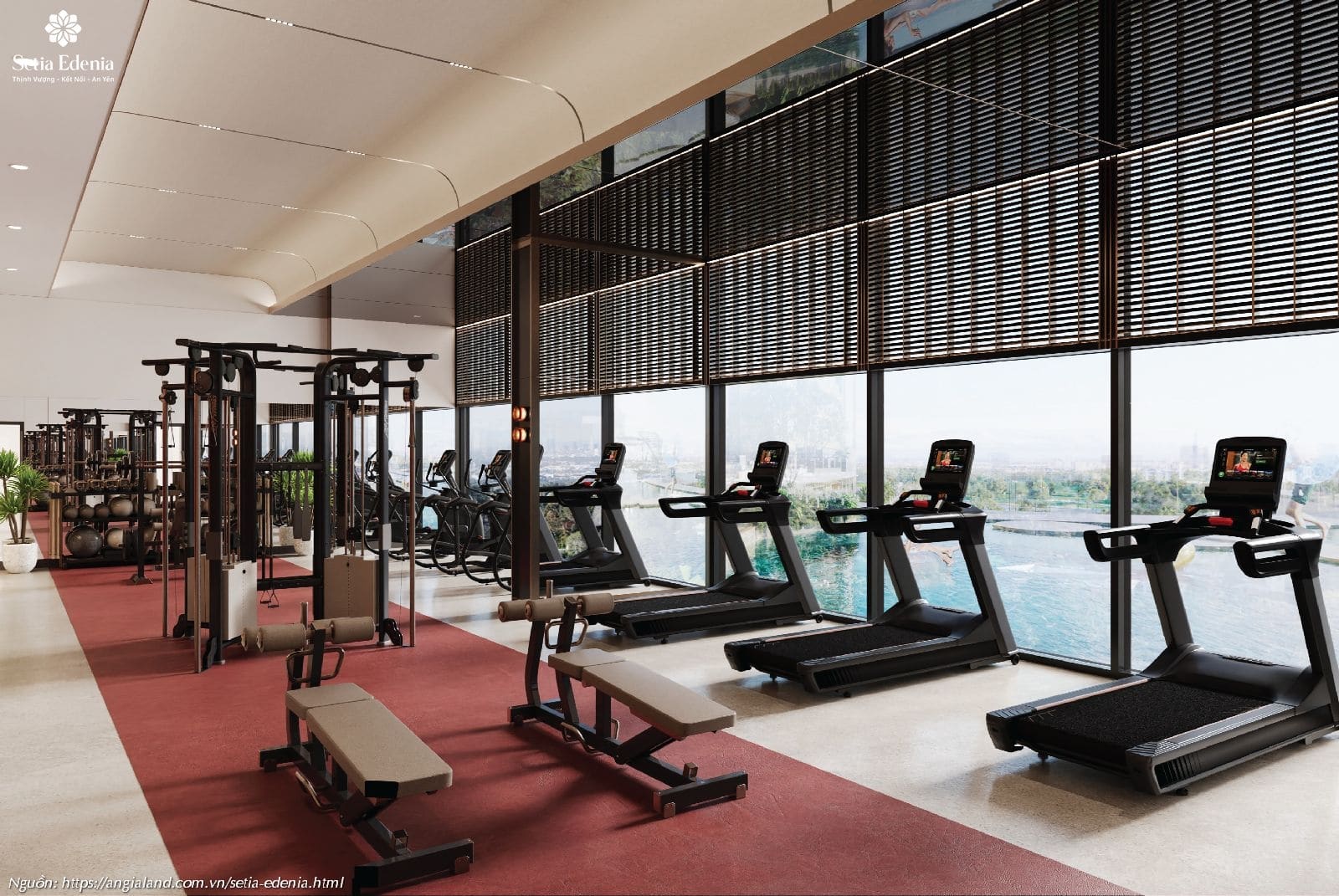 Phòng tập Gym (Fitness Center) - Tiện ích nội khu cao cấp tại dự án Setia Edenia Lái Thiêu