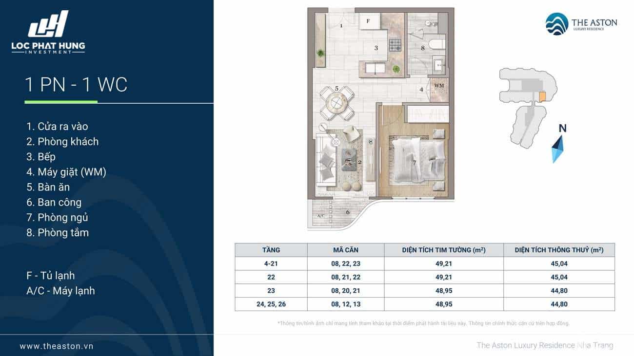 Thiết kế dự án căn hộ chung cư The Welltone Nha Trang Đường Xóm Cồn chủ đầu tư DKRH