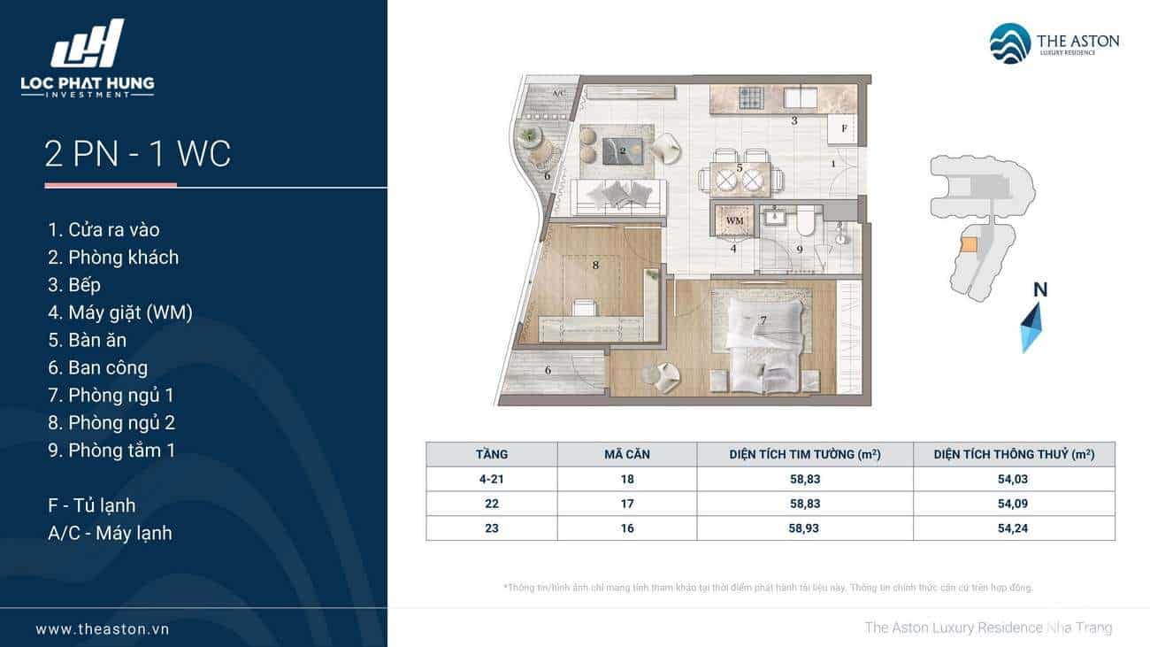 Thiết kế dự án căn hộ chung cư The Welltone Nha Trang Đường Xóm Cồn chủ đầu tư DKRH