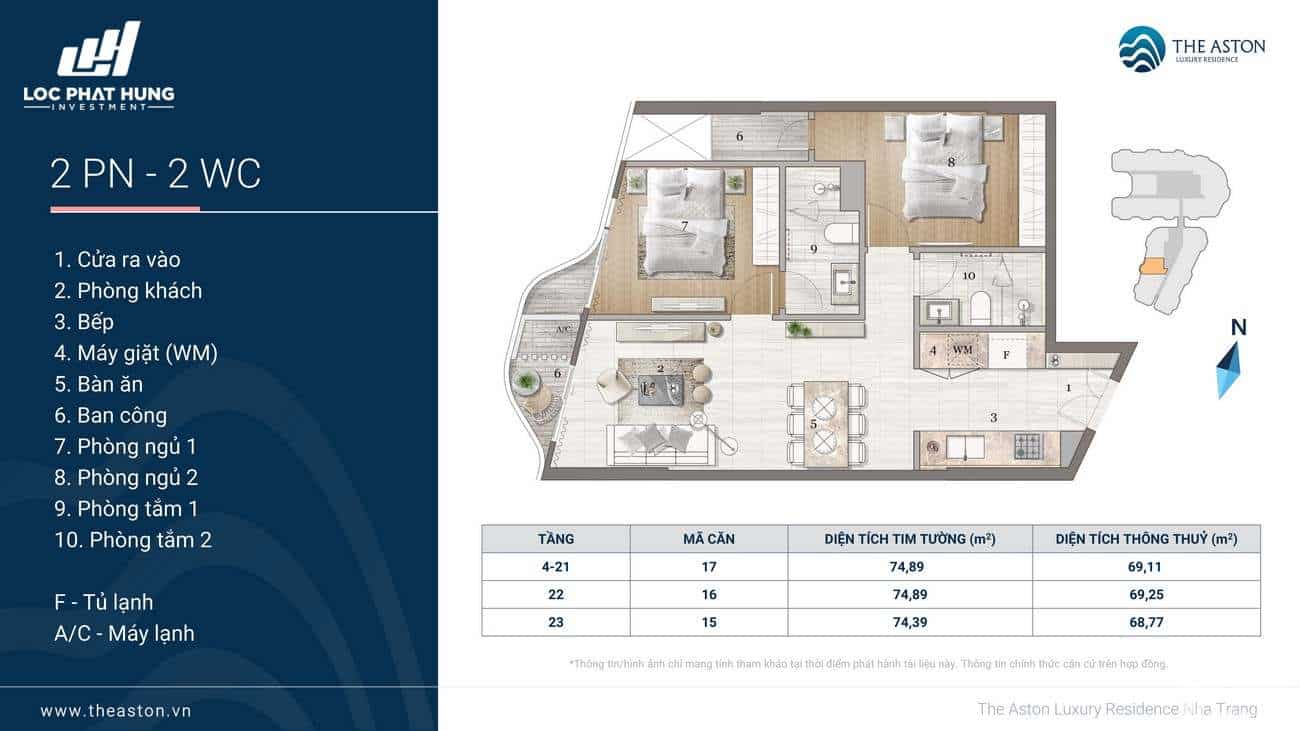 Thiết kế dự án căn hộ chung cư The Welltone Nha Trang Đường Xóm Cồn chủ đầu tư DKRH