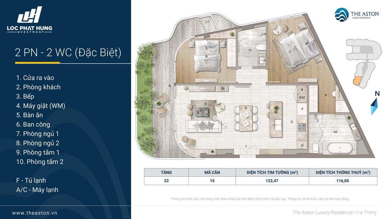 Thiết kế dự án căn hộ chung cư The Welltone Nha Trang Đường Xóm Cồn chủ đầu tư DKRH