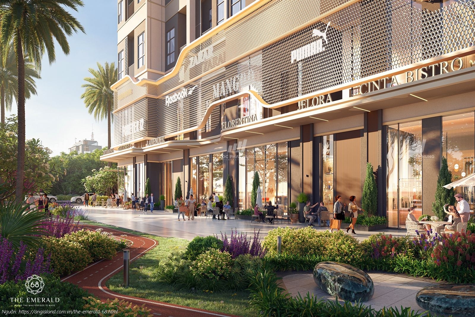 Phối Cảnh Shophouse Dự Án Căn Hộ Chung Cư Emerald Boulevard