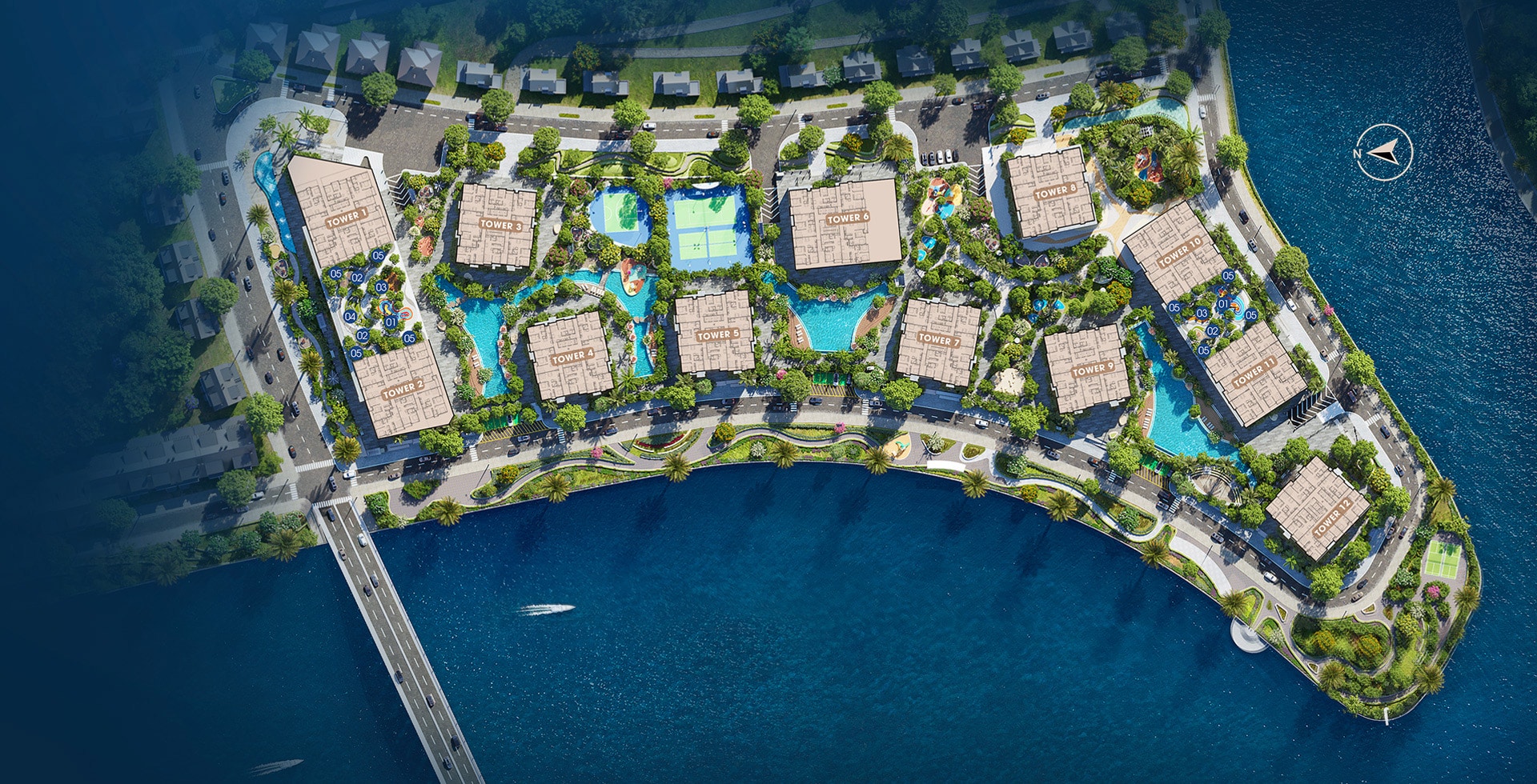 Tiện ích tầng 4 tại the prive